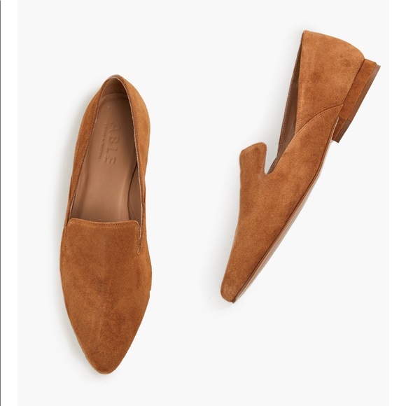 Able Shoes - ABLE Lizbeth Loafer Tobacco Suede